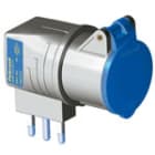 PALAZZOLI - Adattatore civile standard 2 prese + terra 16A 250V 6H.