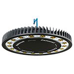 PALAZZOLI - Meta high bay HT 18 LED diffusore VT IP66/IP67.