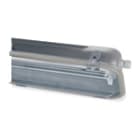 PALAZZOLI - Rino plafoniera in acciaio inox con riflettore per tubi fluorescenti da 18W T8.