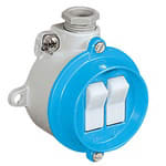 PALAZZOLI - Rondo commerciale, 1x16A metallo D62, 1xm20. 201155