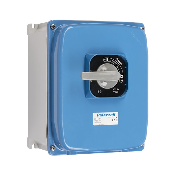 PALAZZOLI - Alimentatore per quadro elettrico da 4x250A, modello M250 F4 con protezione IP65. 274425