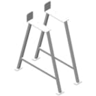 PALAZZOLI - Coppia supporti acciaio vern. 500886