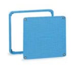 PALAZZOLI - Copertura metallica per pavimento 185x185 EEE. 519310