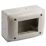 PALAZZOLI - Domoter cass. portafrutti 3 mod IP40. 630003