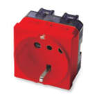 PALAZZOLI - Domoter fr. presa P30 2 mod rosso. 630053