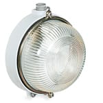 PALAZZOLI - Plafoniera tonda media con attacco 1XE27 e struttura in vetro satinato. 830071