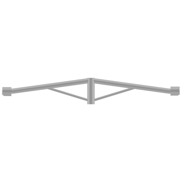 PALAZZOLI - Fit 55 staffa testa palo doppia per installazioni sicure e versatili. 834902