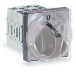 PALAZZOLI - INTERRUTTORE 3X32A DA RETROQUADRO FINITURA 67X67 SCHEMA CAM 2 FRONTALE IP20 MORSETTI IP20