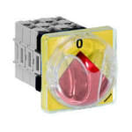 PALAZZOLI - INTERRUTTORE 4X32A DA RETROQUADRO DI EMERGENZA FINITURA 67X67 ESECUZIONE A 3 LUCCHETTI SCHEMA CAM 3 IP20 MORSETTI IP20
