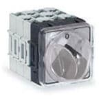 PALAZZOLI - COMMUTATORE DI LINEA 3X12A DA RETROQUADRO FINITURA 48X48 SCHEMA CAM 6 FRONTALE IP20 MORSETTI IP20