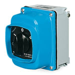 PALAZZOLI - CAM invertitore da parete per motore trifase in contenitore alluminio 63A sch 12 2F1 IP66/IP67