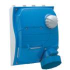PALAZZOLI - ULYSSE presa fissa interbloccata in termoindurente 3P+N+T 63A 120/208- 144/250V 9h 50-60Hz fusibili D02 IP66/IP67