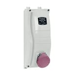 PALAZZOLI - ULYSSE presa fissa bianca con trasformatore di sicurezza isolante 2P 16A 230/24V 50-660Hz 150VA IP66/IP67
