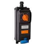 PALAZZOLI - ALU-EX PRESA INTERBLOCCATA SENZA PROTEZIONE 3P+T 32A 400V IP66 PER UTILIZZO IN ZONA ATEX 2D 3G