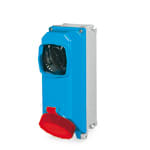 PALAZZOLI - TAIS PRESA INTERBLOCCATA IN TERMOINDURENTE DA PARETE CON FUSIBILI 3P+T 32A 380-440V 3H MOD. 95
