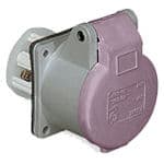 PALAZZOLI - CEE presa fissa da incasso 2P 32A 20-25/40-50V CC CC 10h IP44