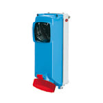 PALAZZOLI - ALUPRES presa fissa interbloccata in alluminio con base portafusibili 3P+N+T 125A F3 200/346-240/415V~ 50-60Hz 6h fusibili NH-00 IP66/67/69