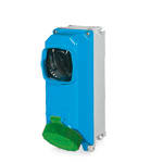 PALAZZOLI - TAIS PRESA INTERBLOCCATA IN TERMOINDURENTE DA PARETE CON FUSIBILI 3P+T 16A >50V 2H MOD. 95