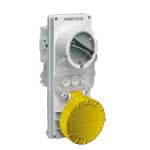 PALAZZOLI - topTER presa fissa interbloccata con base portafusibili per installazione da quadro 3P+T 63A 100-130V 50-60Hz 4h IP65