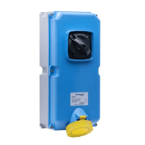PALAZZOLI - TAIS PRESA INTERBLOCCATA IN TERMOINDURENTE DA PARETE 3P+T 125A 110V 4H MOD. 250