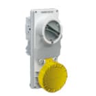 PALAZZOLI - topTER presa fissa interbloccata per installazione da quadro 3P+N+T 63A 57/100-75/130V 50-60Hz 4h IP65