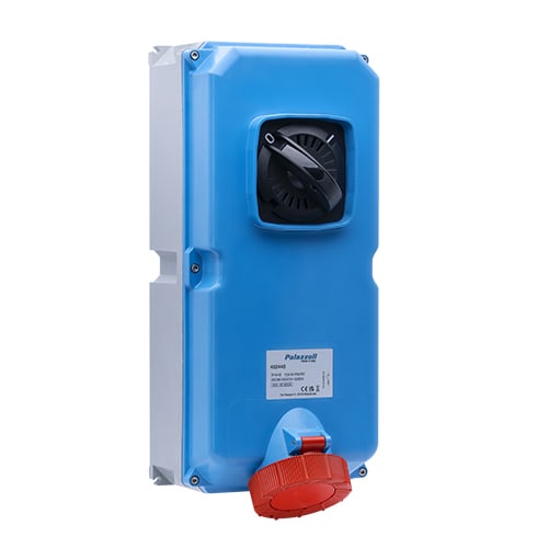 PALAZZOLI - TAIS PRESA INTERBLOCCATA IN TERMOINDURENTE DA PARETE CON FUSIBILI 3P+N+T 125A 400V 6H MOD. 250