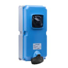 PALAZZOLI - SERIE TAIS PRESA INTERBLOCCATA IN TERMOINDURENTE DA PARETE CON MAGNETOTERMICO 3P+T 125A 500V 7H