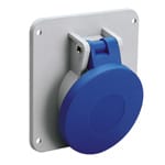 PALAZZOLI - topTER presa fissa inclinata da quadro 2P+T 32A 200-250V 50-60Hz 6h IP44