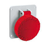 PALAZZOLI - topTER presa fissa inclinata da quadro 3P+T 32A 380V 50Hz-440V 60Hz 50-60Hz 3h IP66/IP67