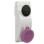 PALAZZOLI - topTER presa con trasformatore di sicurezza SELV completa di protezione termica per installazione da quadro 2P 16A 150VA 230/24V IP66/IP67
