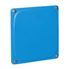 PALAZZOLI - ALUCASE COPERCHIO IN ALLUMINIO BASSO CIECO ALTEZZA 25MM PER CONTENITORE 185X125MM IP67