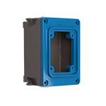 PALAZZOLI - X-CEE CONTENITORE DA PARETE 1 POSTO  125A 114x114  IP66/67/68/69
