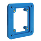 PALAZZOLI - Cornice di adattamento da flangia 100x108 a flangia 65x83 per cassette da parete IP66/IP67/IP68/IP69