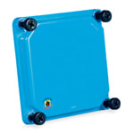 PALAZZOLI - TAIS coperchio termoindurente 185x185x25 azzurro IP67