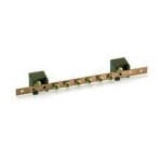 PALAZZOLI - topTER barra equipotenziale per collegamento terra nÂ° 4 fori e vite M5 per cavo fino 25mmÂ²