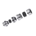 PALAZZOLI - UNI-EX UNI-EX PRESSACAVO TIPO 4F PER CAVO ARMATO IN OTTONE NICHELATO M63 IP66/IP68 ATEX 2GD
