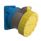 PALAZZOLI - X-CEE PRESA PANNELLO INCLINATA 20Â° ALTE PRESTAZIONI 3P+T 125A 110V 4H IP66/67/68/69