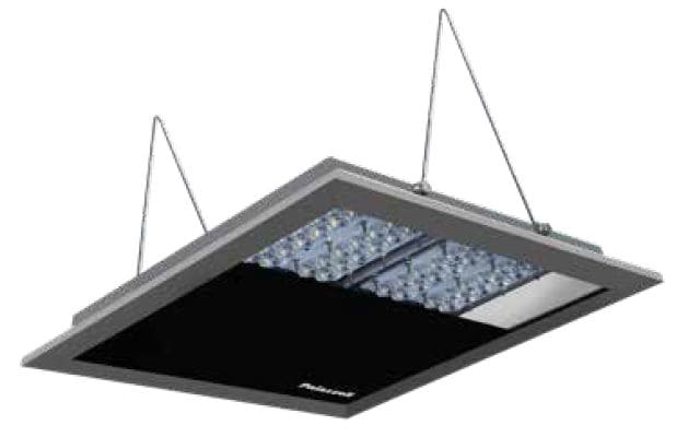 PALAZZOLI - SERIE YUMA SOSPENSIONE DALI 48 LED 196W OTTICA SIMMETRICA DIFFONDENTE 81Â° IP66