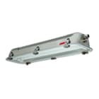 PALAZZOLI - SERIE RINO-EX PLAFONIERA INOX-VETRO  PER TUBI T8 2X36W ALIM. ELETTRONICO  ATEX 2D2G