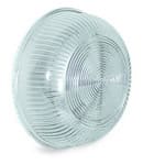 PALAZZOLI - GLOBO TONDO DI RICAMBIO PER PLAFONIERE TONDE 100W TRASPARENTE RIGATO