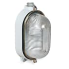 PALAZZOLI - RINO plafoniera ovale in alluminio 75W 1 portalampada E27 pressacavo 1XM20 IP66
