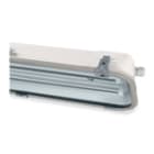 PALAZZOLI - RINO plafoniera in acciaio zincato/vetro 2x80W con riflettore simmetrico in alluminio e alimentatore elettronico 230VAC/DC 50Hz G5 T5