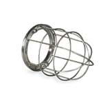 PALAZZOLI - ANELLO REGGIGLOBO OTTONE NICHELATO CON GABBIA ACCIAIO INOX X FANALI UNAV-2133