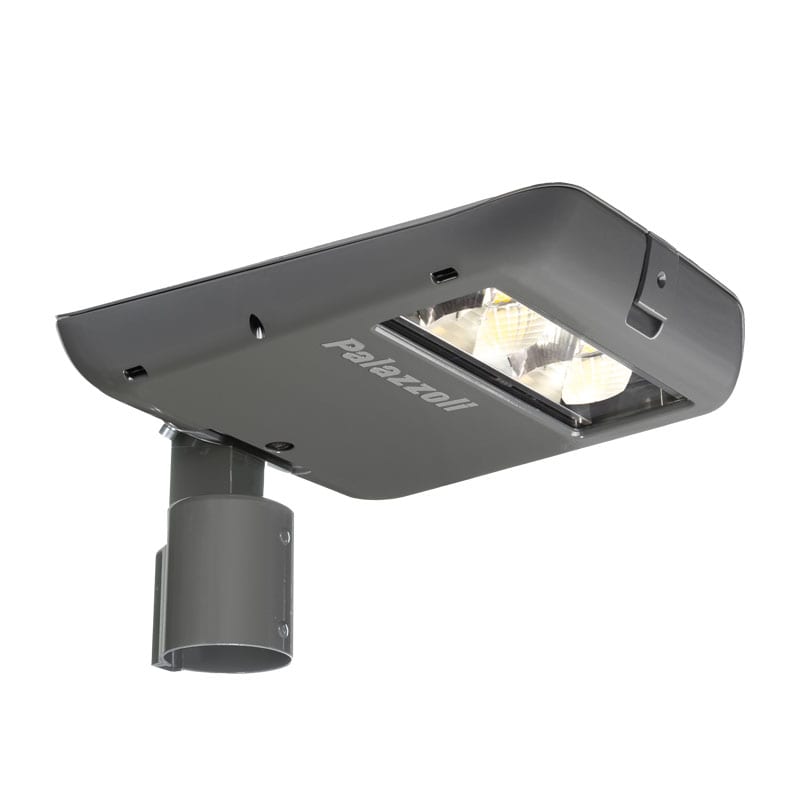 PALAZZOLI - SERIE FIT 55 ARMATURA STRADALE 28LED 86W 4000K CLASSE I MEZZANOTTE VIRTUALE OTTICA STRADALE AMPIA IP66