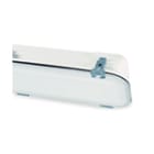 PALAZZOLI - SERIE RINO NV PLAFONIERA NAVALE ACCIAIO INOX VERNICIATO-POLICARBONATO OPALINO L690MM  PER TUBI T5 2X24W