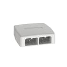 PANDUIT - THE MINI-COM SURFACE MOUNT BOX IS PLENUM CBXQ4IW-A