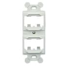 PANDUIT - IL BEZEL DEL MODULO ACCETTA QUATTRO MODU