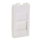 PANDUIT - THE MINI-COM SHUTTERED ADAPTER ACCEPTS O