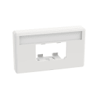 PANDUIT - THE MINI-COM MODULAR FURNITURE FACEPLATE CFFPL2WH