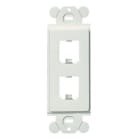 PANDUIT - IL BEZEL DEL MODULO ACCETTA DUE MODULI M